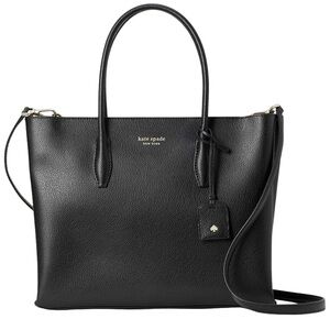 Kate Spade Handbag Women's Eva Medium Zip Top Satchel Black